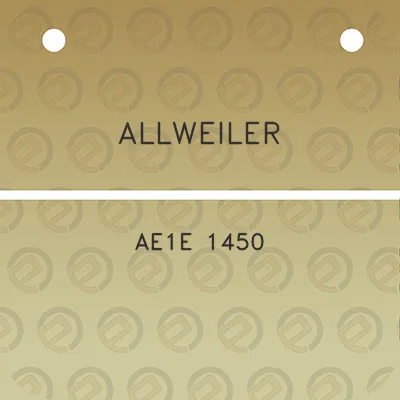 allweiler-ae1e-1450