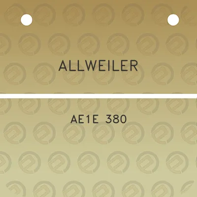 allweiler-ae1e-380