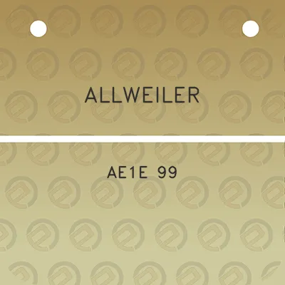 allweiler-ae1e-99