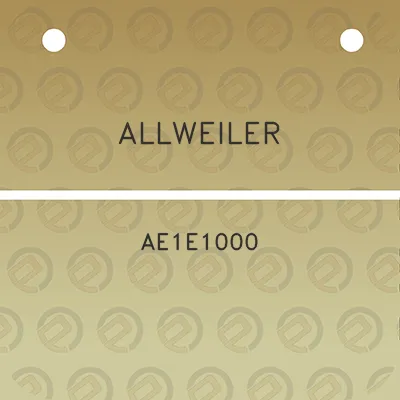 allweiler-ae1e1000