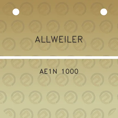 allweiler-ae1n-1000