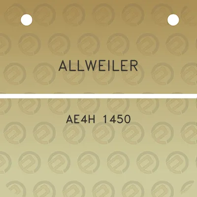 allweiler-ae4h-1450