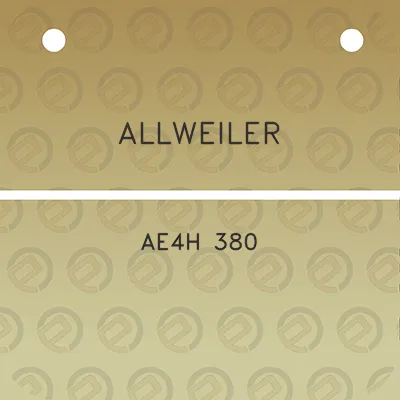 allweiler-ae4h-380