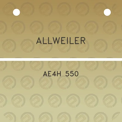 allweiler-ae4h-550