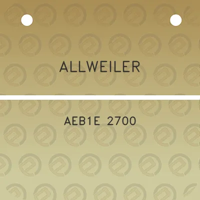 allweiler-aeb1e-2700