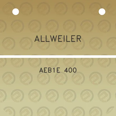 allweiler-aeb1e-400