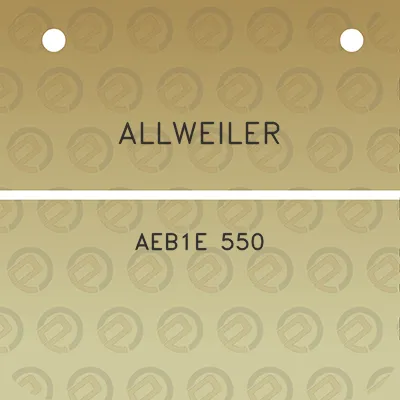 allweiler-aeb1e-550