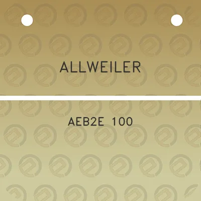 allweiler-aeb2e-100