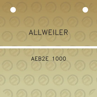 allweiler-aeb2e-1000