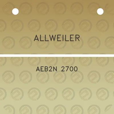 allweiler-aeb2n-2700