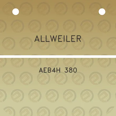 allweiler-aeb4h-380