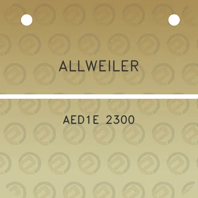 allweiler-aed1e-2300