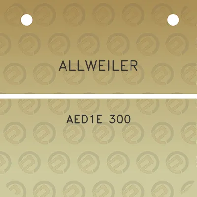 allweiler-aed1e-300