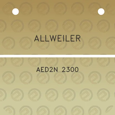 allweiler-aed2n-2300