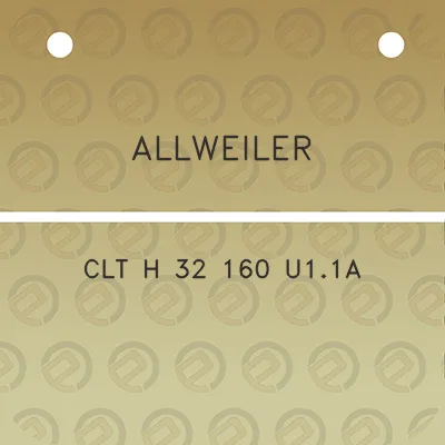 allweiler-clt-h-32-160-u11a