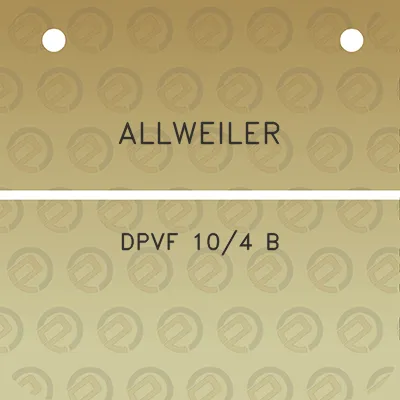 allweiler-dpvf-104-b