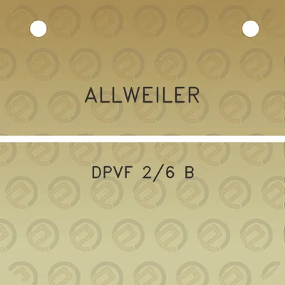 allweiler-dpvf-26-b