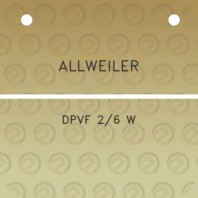 allweiler-dpvf-26-w