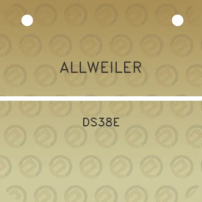 allweiler-ds38e