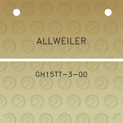 allweiler-gh15tt-3-00