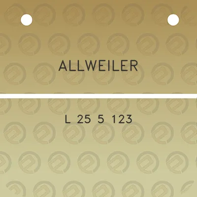 allweiler-l-25-5-123