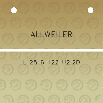 allweiler-l-25-6-122-u22d