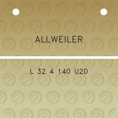 allweiler-l-32-4-140-u2d