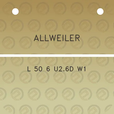 allweiler-l-50-6-u26d-w1