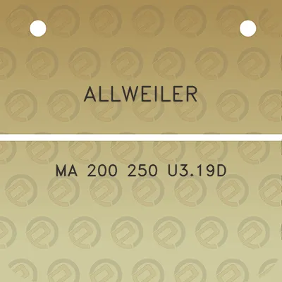 allweiler-ma-200-250-u319d