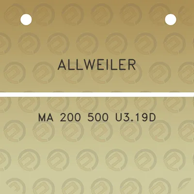 allweiler-ma-200-500-u319d