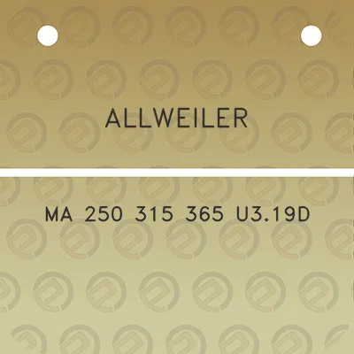 allweiler-ma-250-315-365-u319d