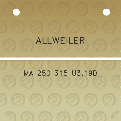 allweiler-ma-250-315-u319d