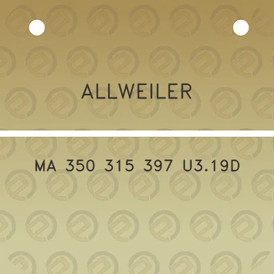 allweiler-ma-350-315-397-u319d