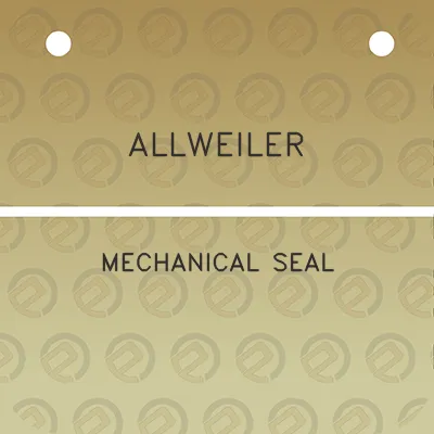 allweiler-mechanical-seal