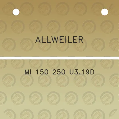 allweiler-mi-150-250-u319d