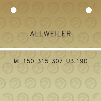 allweiler-mi-150-315-307-u319d