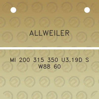 allweiler-mi-200-315-350-u319d-s-w88-60