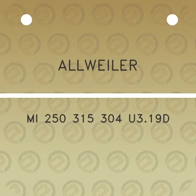 allweiler-mi-250-315-304-u319d