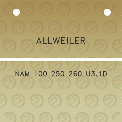 allweiler-nam-100-250-260-u31d