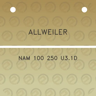 allweiler-nam-100-250-u31d