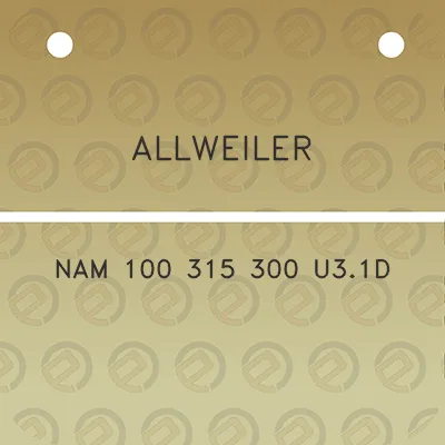 allweiler-nam-100-315-300-u31d