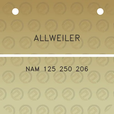 allweiler-nam-125-250-206