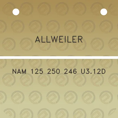 allweiler-nam-125-250-246-u312d