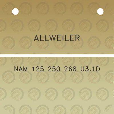 allweiler-nam-125-250-268-u31d