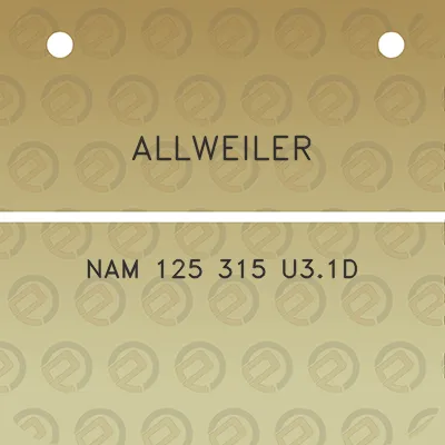 allweiler-nam-125-315-u31d