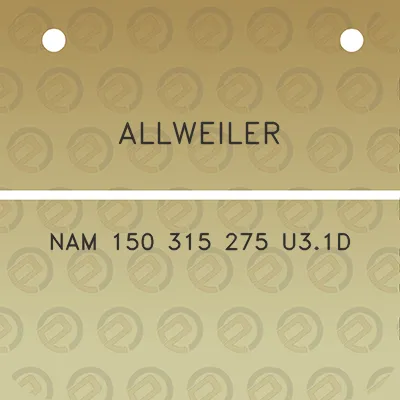 allweiler-nam-150-315-275-u31d