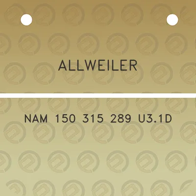 allweiler-nam-150-315-289-u31d