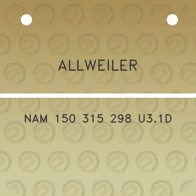 allweiler-nam-150-315-298-u31d