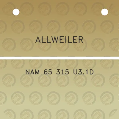 allweiler-nam-65-315-u31d