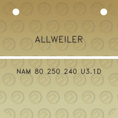 allweiler-nam-80-250-240-u31d